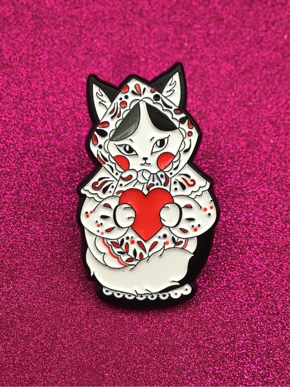 Matryoshka Cat Enamel Pin